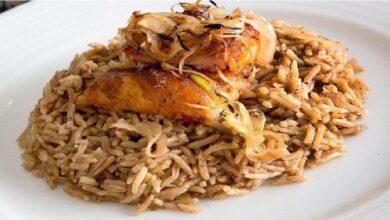 طريقة تحضير الأرز البني بالدجاج للرجيم
