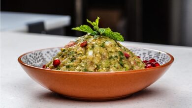 طريقة عمل سلطة الراهب ( بابا غنوج