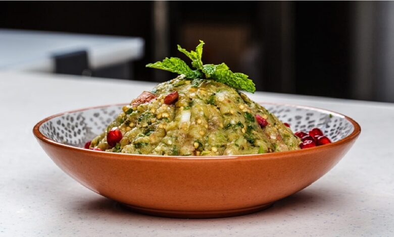 طريقة عمل سلطة الراهب ( بابا غنوج