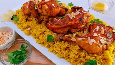 طريقة تحضير طاجن الدجاج بالأرز والخضروات