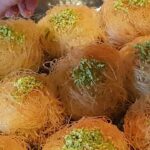 كرات الكنافة بالجبن والفستق الحلبي