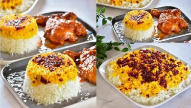 طريقة تحضير الأرز بالزعفران والدجاج