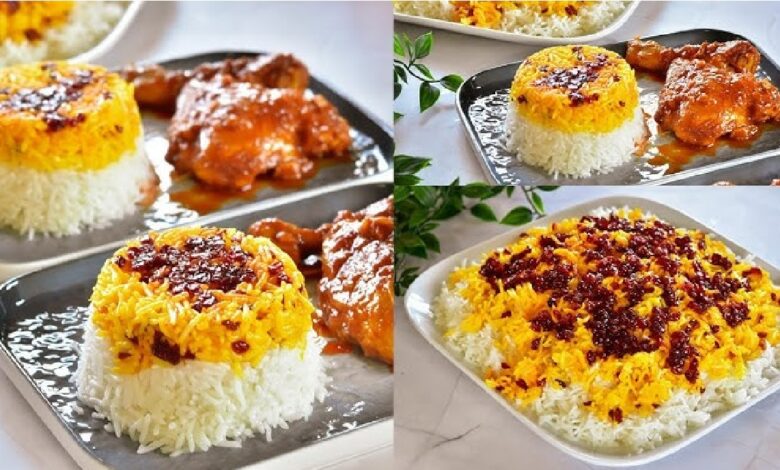 طريقة تحضير الأرز بالزعفران والدجاج