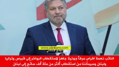 النائب نعمة افرام، مرفا جونية، قبرص، تركيا