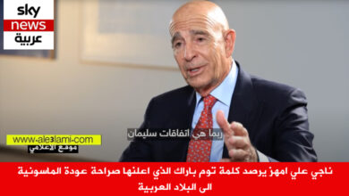 توم باراك الاتفاقيات الابراهيمية او اتفاقيات سليمان، سلاح الحزب الوضع بالمنطقة