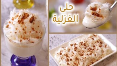 طريقة تحضير مهلبية بغزل البنات الغزلية