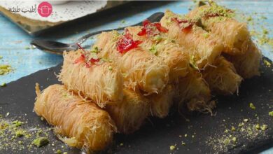 طريقة تحضير الكنافة الملفوفة أصابع