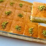 طريقة تحضير بسبوسة محشية بالقشطة