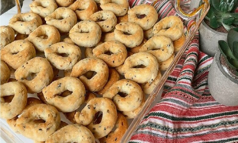 طريقة تحضير كعك مالح بحبة البركة