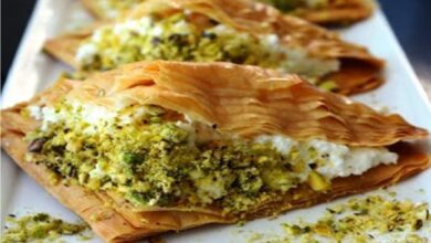 طريقة تحضير وربات بالمكسرات