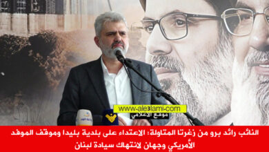 النائب رائد برو من زغرتا المتاولة