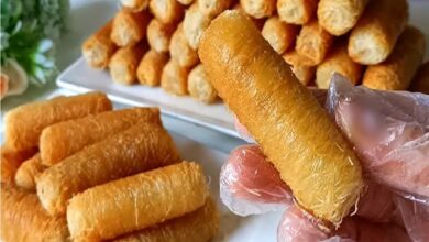 طريقة تحضير أصابع الكنافة بالمكسرات