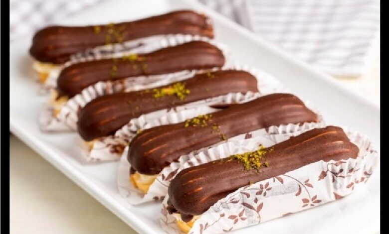 طريقة تحضير الإكلير كيك