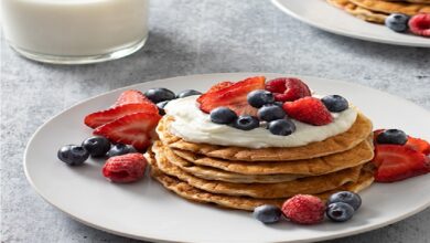 طريقة تحضير بان كيك بروتين