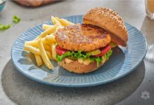 طريقة تحضير برجر نباتي