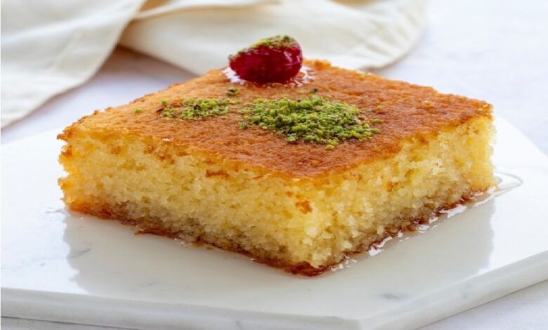 طريقة تحضير بسبوسة لمرضى السكري