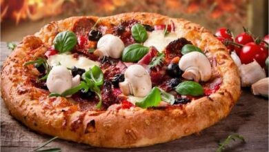 طريقة تحضير بيتزا بالمشروم والريكوتا