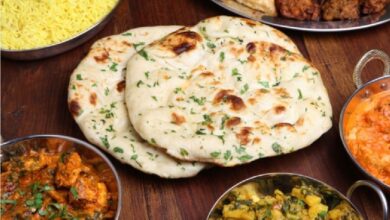 طريقة تحضير خبز النان الهندي بالثوم