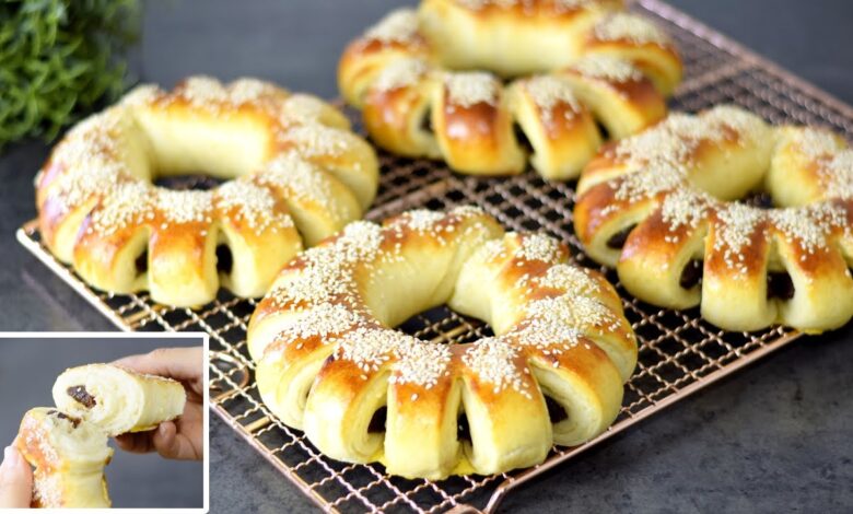 طريقة تحضير خبز بحشوة التمر