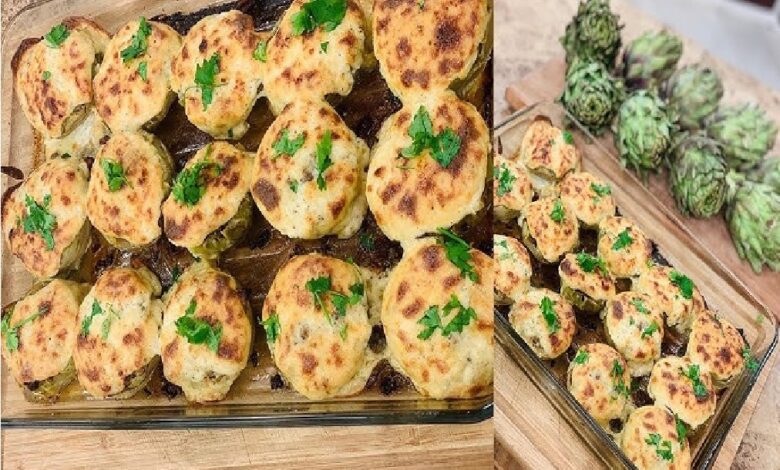 طريقة تحضير خرشوف بالبشاميل