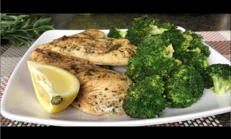 طريقة تحضير دجاج بالبروكلي للرجيم