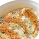 طريقة تحضير دجاج بالثوم الكريمي