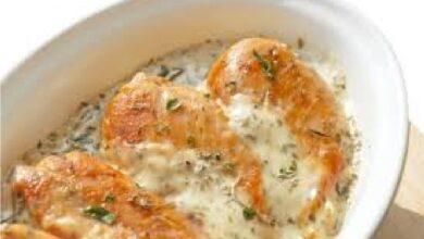 طريقة تحضير دجاج بالثوم الكريمي