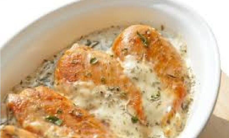 طريقة تحضير دجاج بالثوم الكريمي