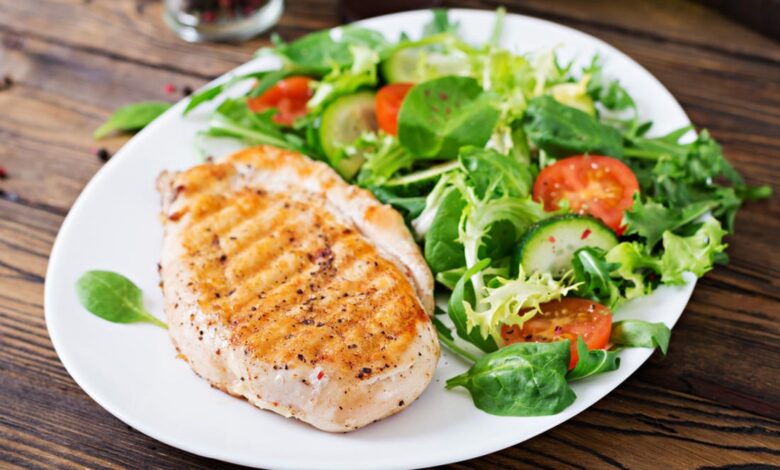 طريقة تحضير دجاج مسحب بالبهارات للرجيم