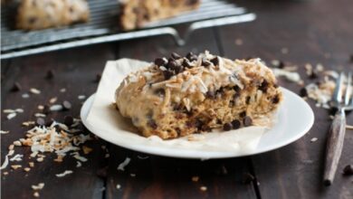 طريقة تحضير سكونز الشوكولاتة بالجوز