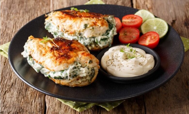 طريقة تحضير صدور دجاجة محشية