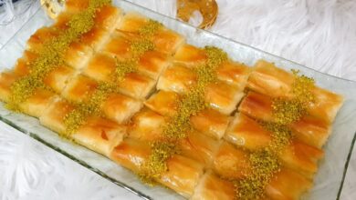 طريقة تحضير صينية الكلاج بالجبنة