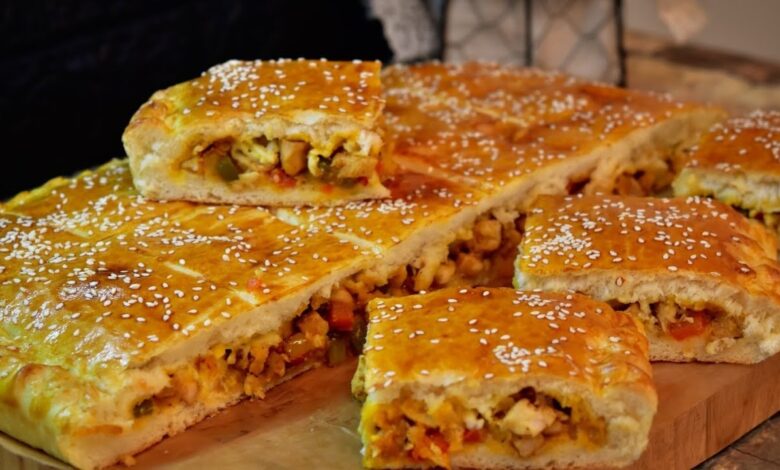 طريقة تحضير فطيرة الدجاج