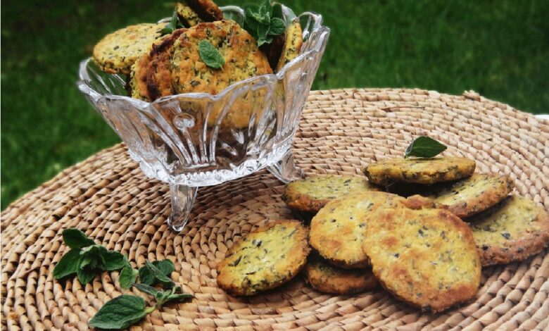 طريقة تحضير كوكيز الزعتر الأخضر