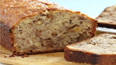 طريقة تحضير كيك بالموز