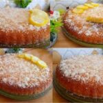 طريقة تحضير كيك بسبوسة بالليمون