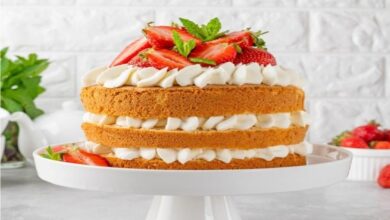 طريقة تحضير كيك طبقات سهل