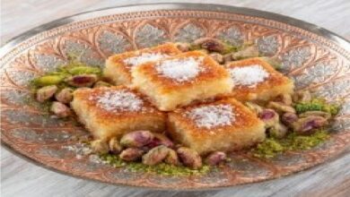 طريقة تحضير النمورة بسعرات حرارية أقل