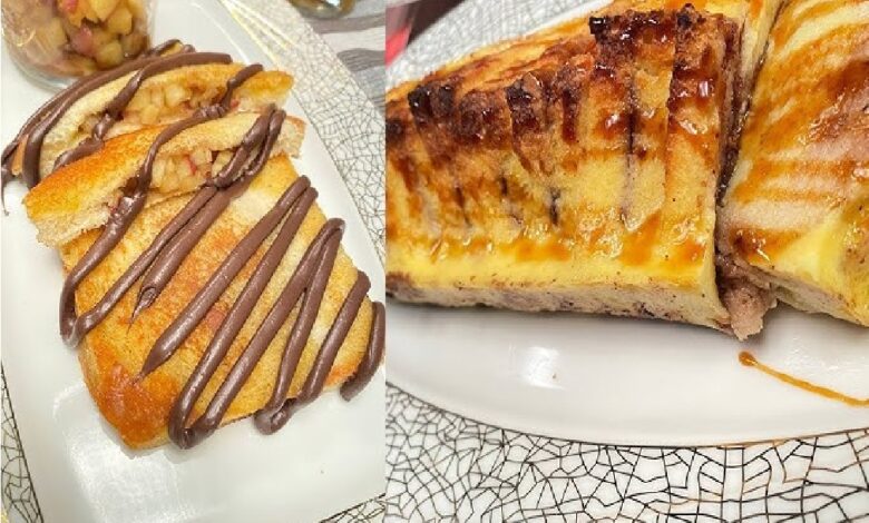 طريقة تحضير بودينغ التوست والتفاح