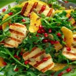 طريقة تحضير سلطة جبن الحلوم بالعسل للرجيم