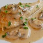 طريقة تحضير سمك بيكاتا بالمشروم