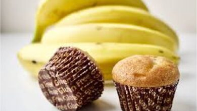 طريقة تحضير كب كيك الموز .