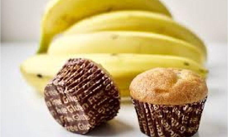 طريقة تحضير كب كيك الموز .