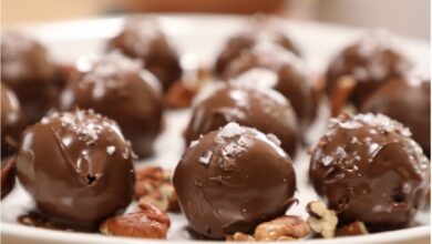 طريقة تحضير كرات ليزي كيك بالتمر