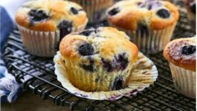 طريقة تحضير مافن الليمون والتوت