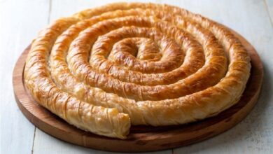 طريقة تحضير الفطيرة الحلزونية