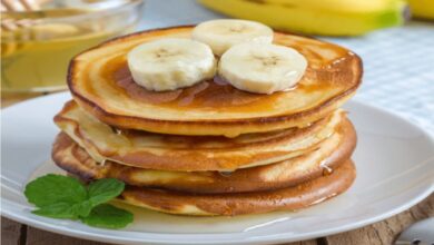 طريقة تحضير بان كيك الموز