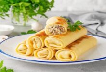 طريقة تحضير بان كيك بالدجاج الكريمي والمشروم