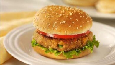 طريقة تحضير برجر التونة