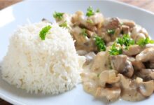 طريقة تحضير ستروجانوف الدجاج بالكريمة